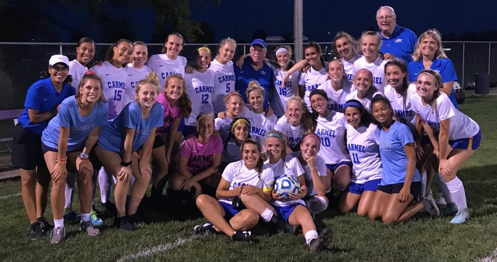 Girls soccer: Dixon collects 500th win in Carmel victory