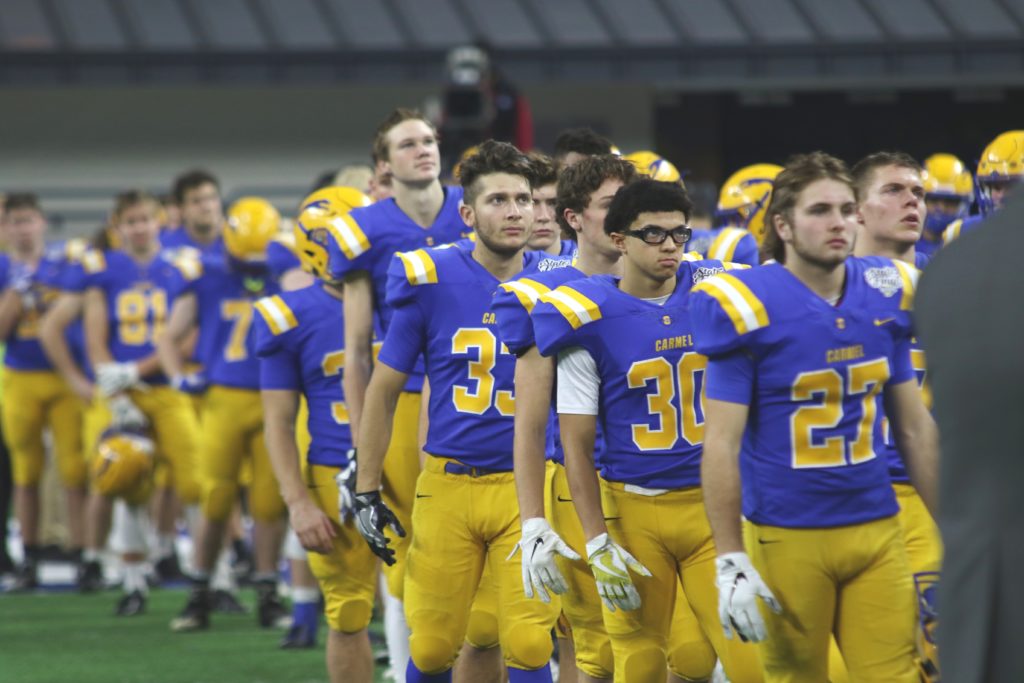 Class 6A football state championship Carmel falls to unstoppable Warriors