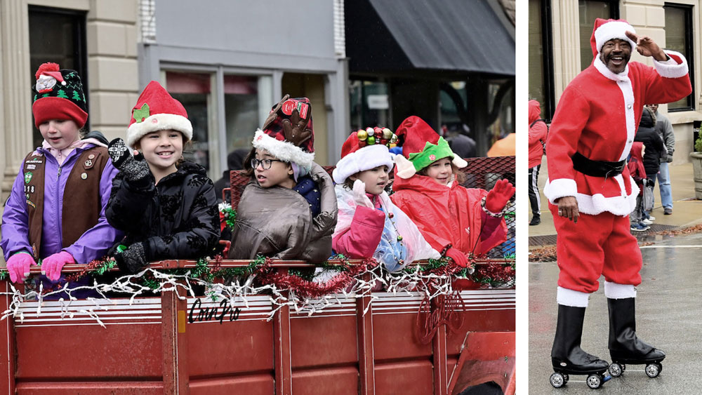 Santa rolls in for Noblesville’s 41st Christmas Parade
