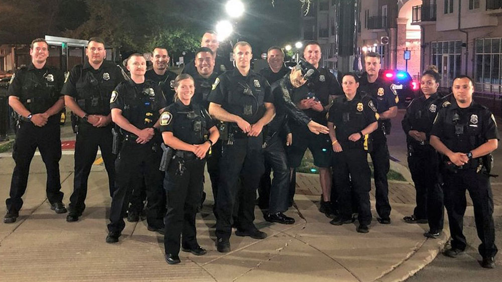 CPD honors display of support by adopting flag