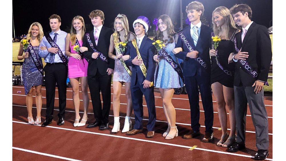 Guerin Catholic Carmel Westfield Crown Homecoming Royalty