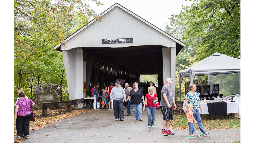 Enjoy start of fall at historic Potter’s Bridge in Noblesville