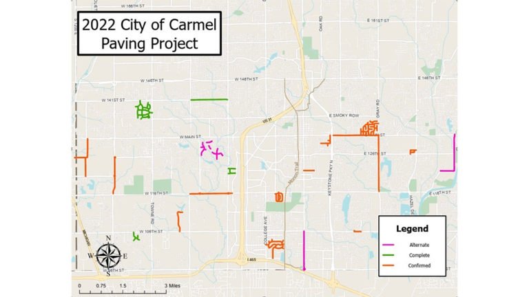 Carmel Street Department announces summer paving projects