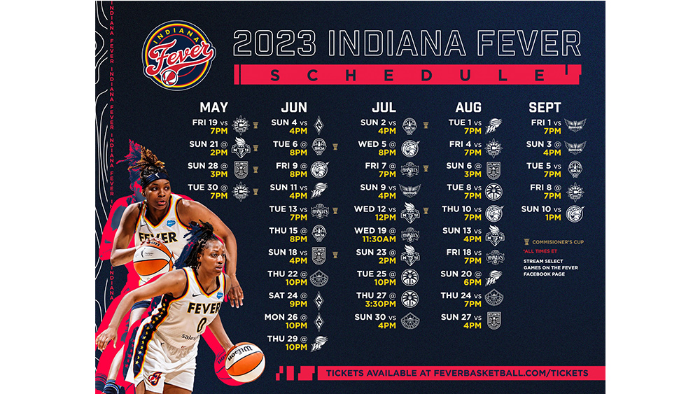 Indiana Fever 2024 Regular Season Wnba Schedule Espn vrogue.co