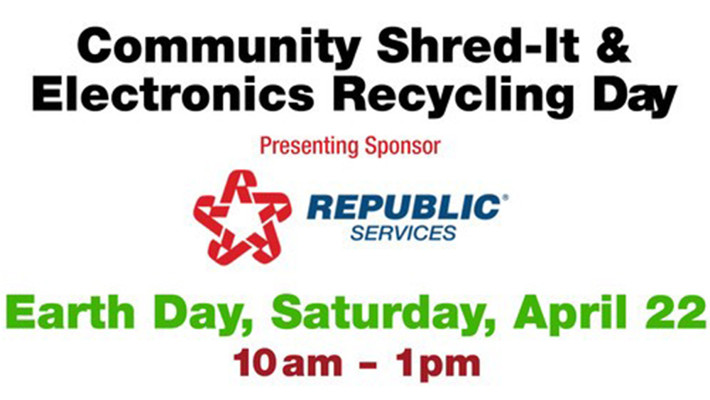 Shredding & electronic recycling event at Carmel’s Creekside Middle School