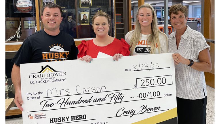 Hamilton Heights ag educator Emilie Carson named Husky Hero