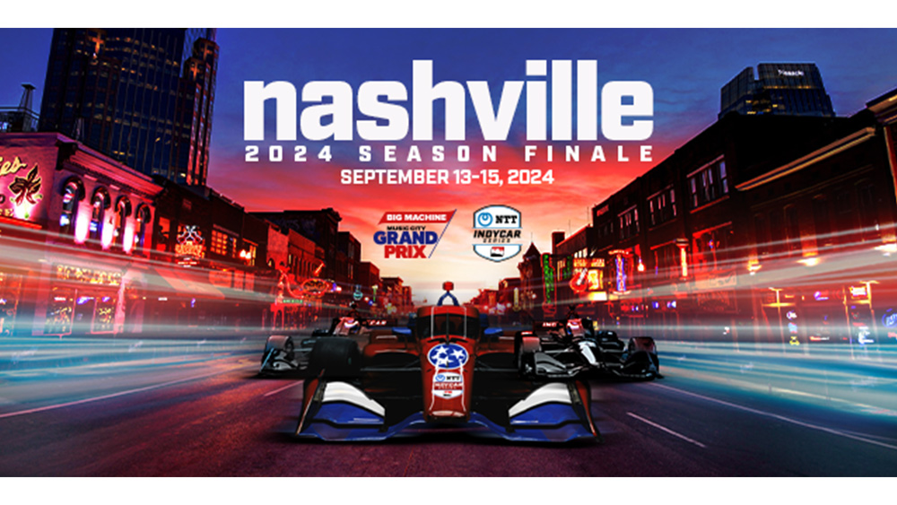 Nashville to host NTT INDYCAR SERIES finale Sept. 1315, 2024