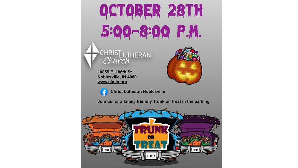 Christ Lutheran Church of Noblesville to hold TrunkorTreat