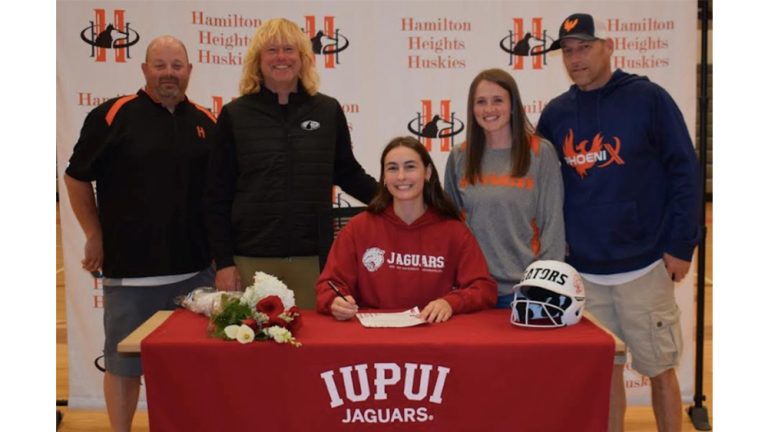 Hamilton Heights’ Lily Roush signs to play softball for IU Indianapolis