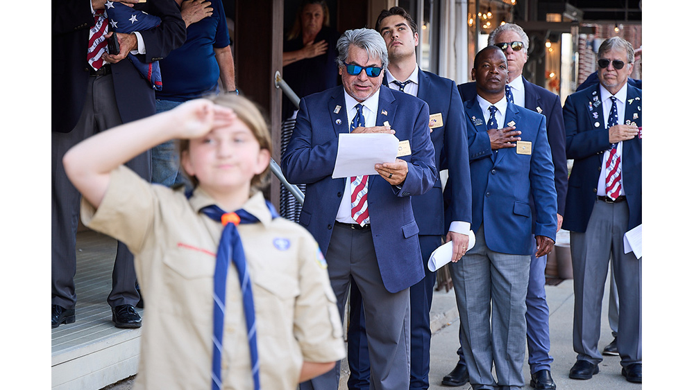 Noblesville Scouts & Elks commemorate Flag Day