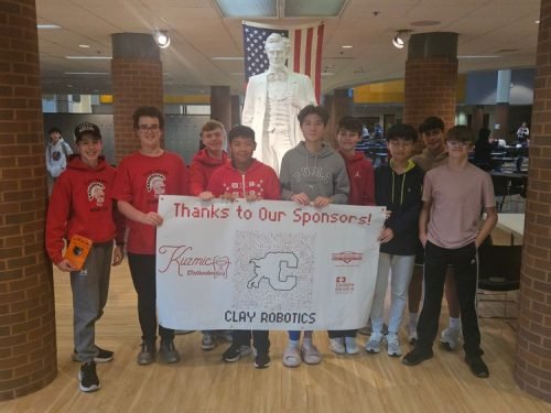 2529A The Bobotics Club and 2529B Clay Trojan Robotics