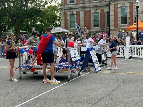Bed-Race-2025_start line