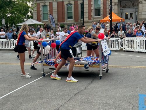 Bed-Race-2025_starting line