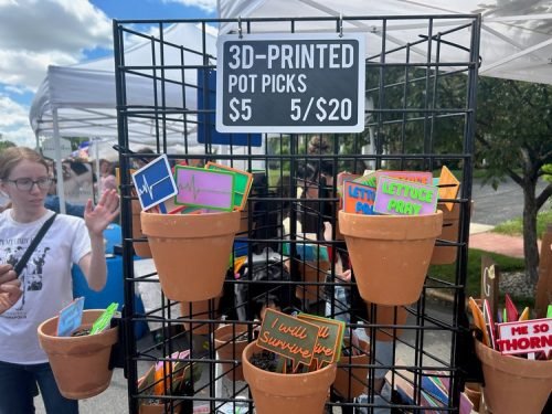 Peony Fest 2025_3D Printed Pot Picks