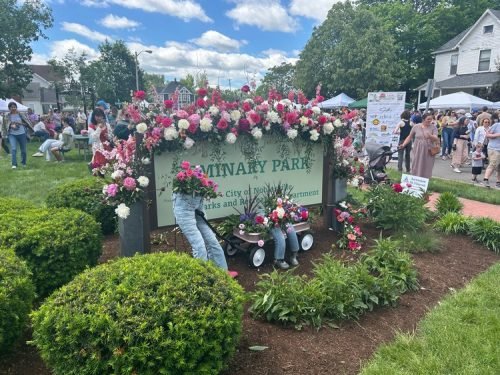 Peony Fest 2025_Seminary Park Sign