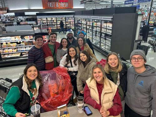 Secret-Families-Volunteer-team-shopping-at-Meijer