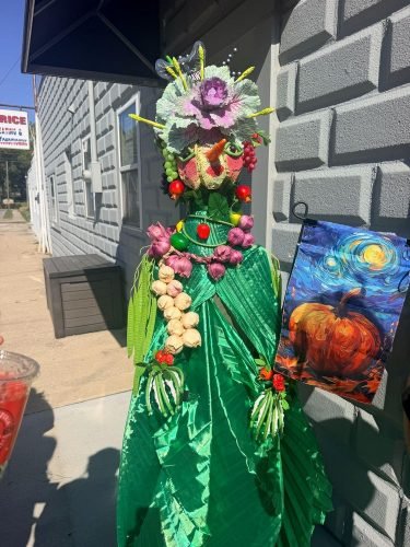 Sheridan art students scarecrows 14