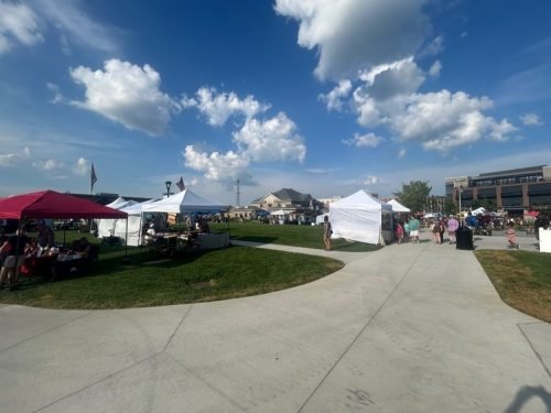 Spark Fishers Car  Art 2025_booths wide shot