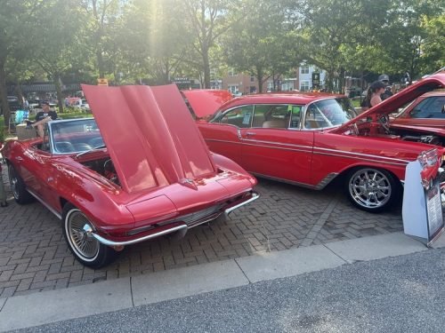 Spark Fishers Car  Art 2025_bright red cars