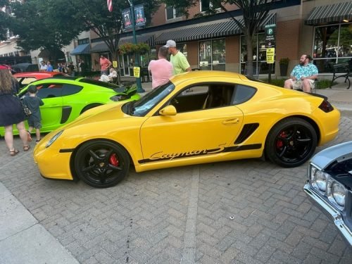 Spark Fishers Car  Art 2025_bright yellow car