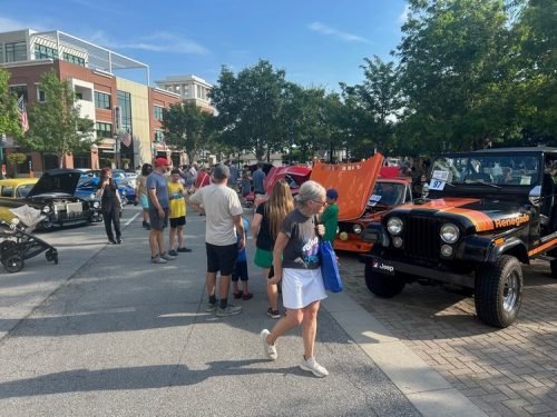 Spark Fishers Car  Art 2025_crowd and cars