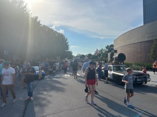 Spark Fishers Car  Art 2025_crowd shot