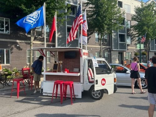 Spark Fishers Car  Art 2025_drink stand