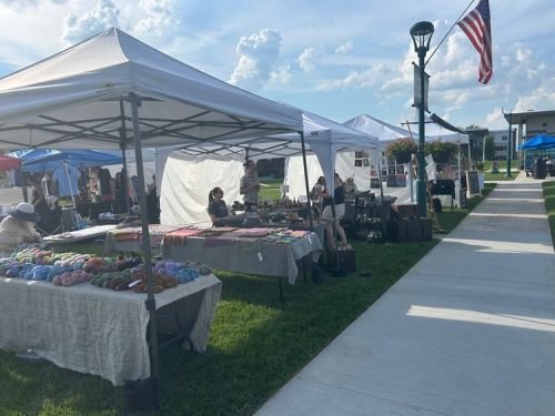 Spark Fishers Car  Art 2025_yarn booth