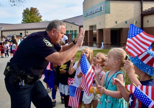White River Elementary-High Five for Heroes (5)